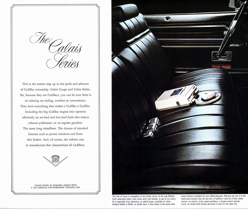1972 Cadillac Brochure Page 1